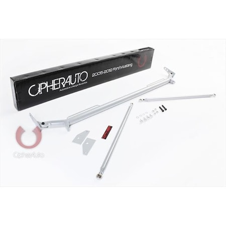 CIPHER Cipher CPA5001HB-SV Racing Harness Bar Silver Powder Coated; 2005-2012 Ford Mustang; CPA5001HB-SV